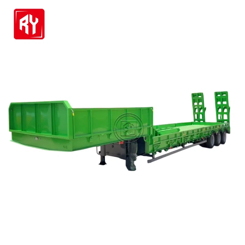 RUIYUAN 4-nápravový príves s nízkym lôžkom